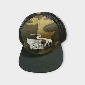 Smoking barrel trucker hat